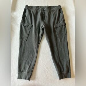 Original Use Joggers Men’s XXL Grey  Cargo Pockets Heavyweight Sweatpants EUC